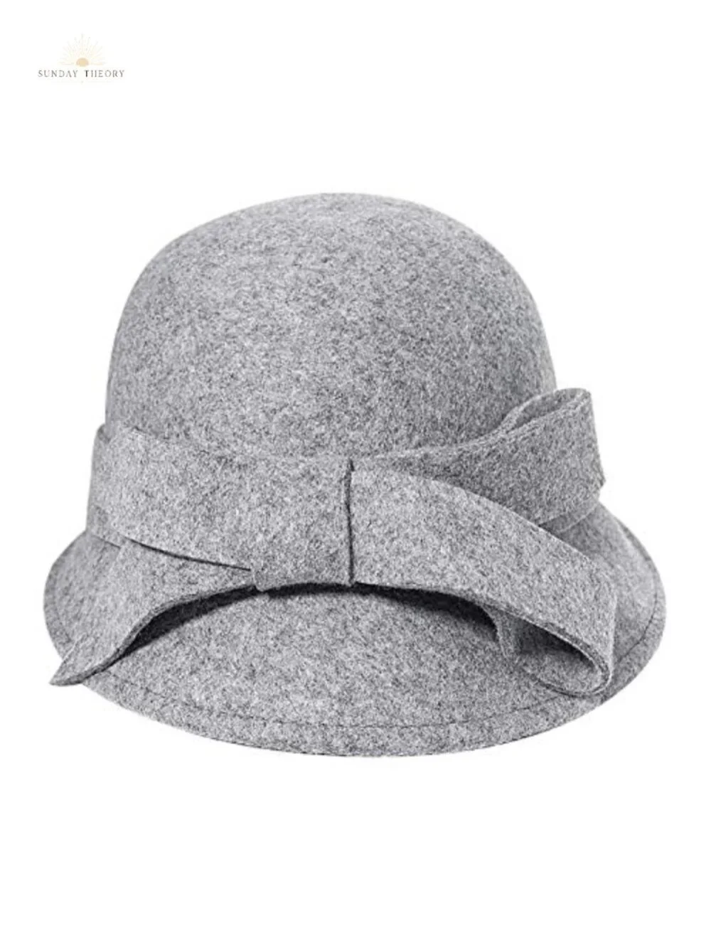 100% Wool Vintage Bucket Hat with Drawstring Adjustable Fit